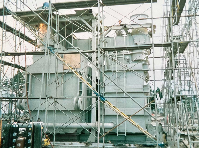 北辰の変電設備解体工事