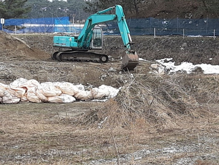 最終処分場現地確認