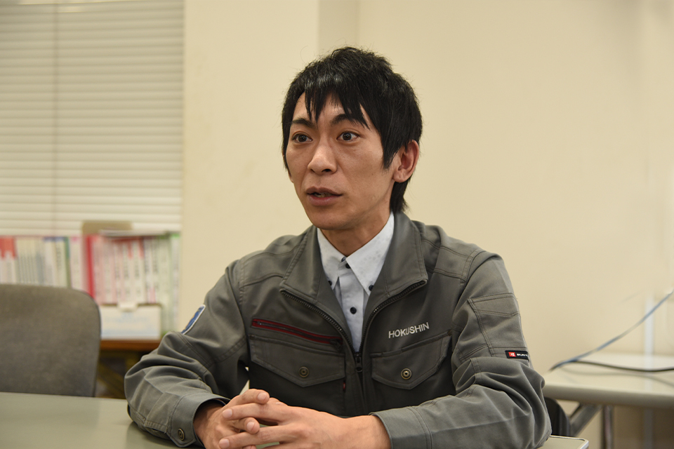 個々を見てがんばりを評価してくれる会社です